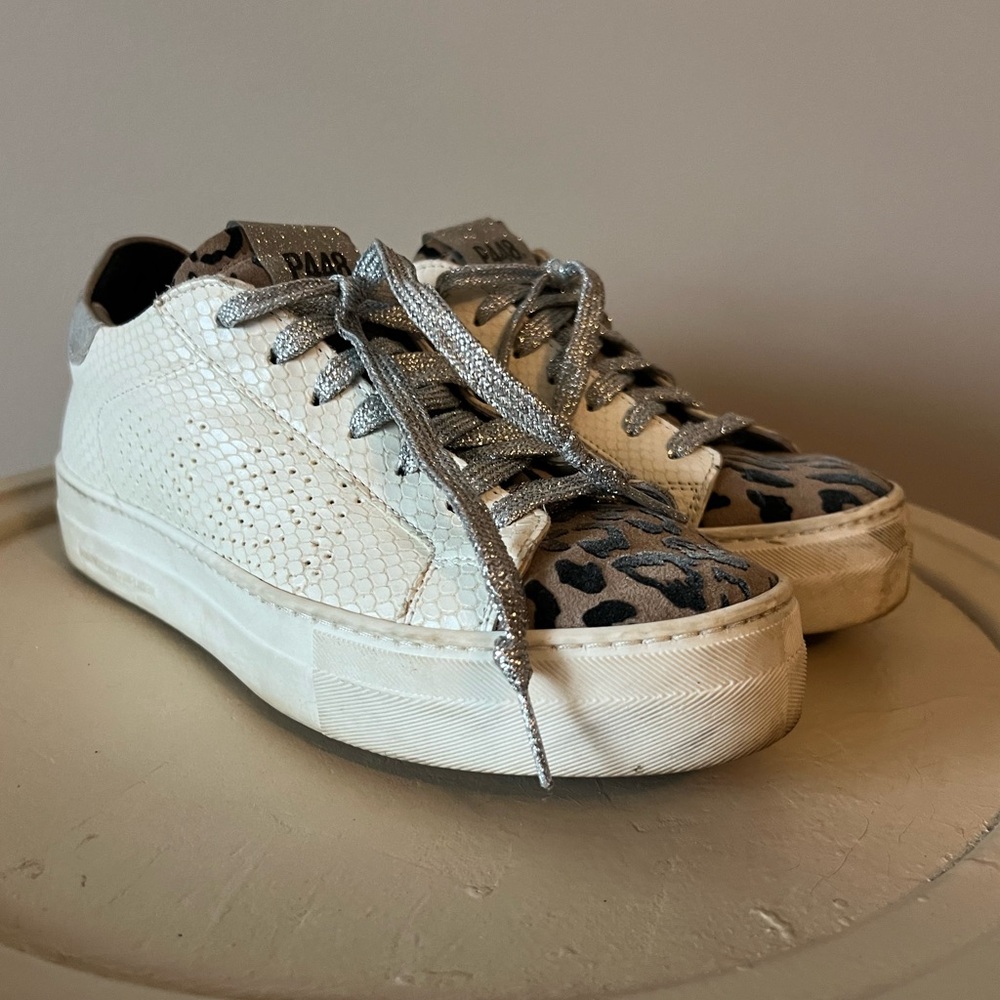 P448 Sneakers with leopard